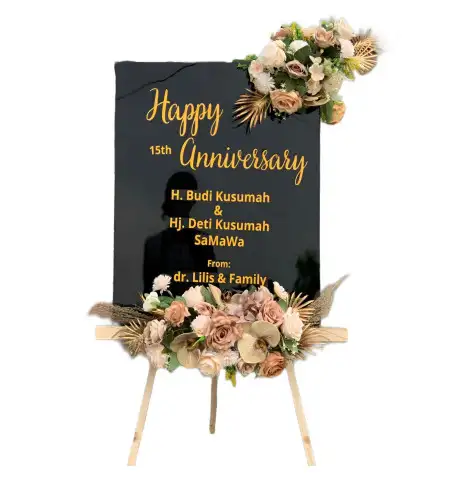 Papan Bunga Akrilik Debongwetan