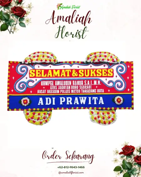 Papan Bunga Ucapan Selamat Debongwetan